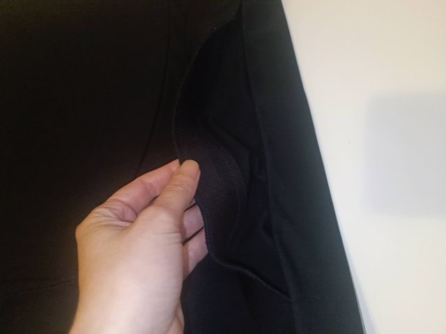 Gonna Nera Asimmetrica Dark Grunge Taglia M