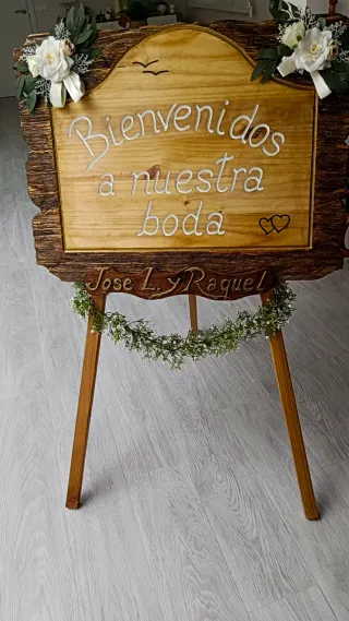 ALQUILER Cartel "Bienvenidos a nuestra boda"