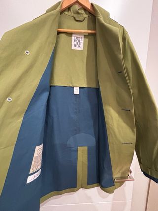 Gabardina Caballero Carolina Herrera Verde