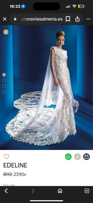 Vestido de Novia Encaje edeline