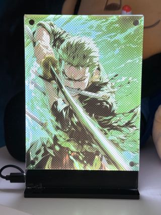 Lampada LED Bifacciale Roronoa Zoro – One Piece