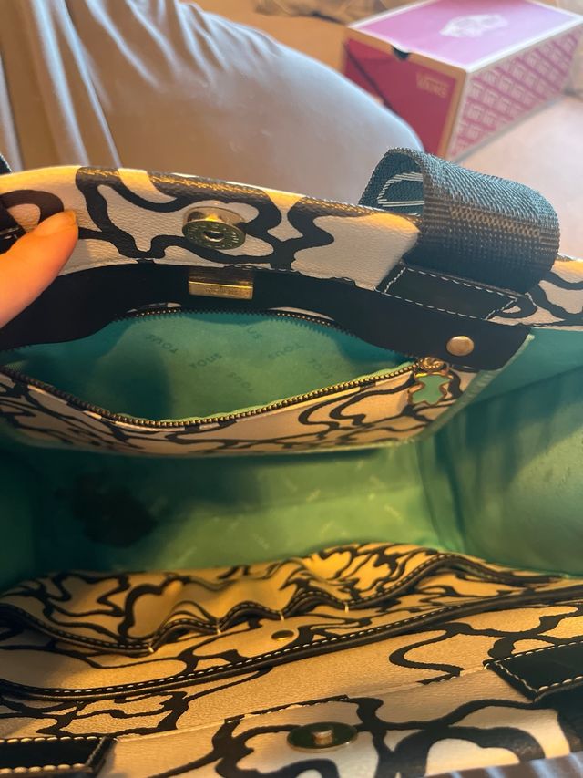 Bolso Tous Beige y Negro
