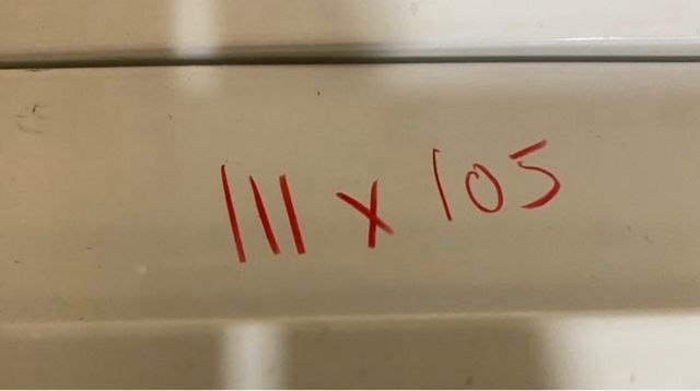 Reja de aluminio blanca