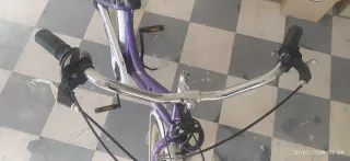 Bicicleta morada