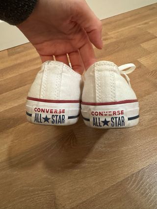 Converse Blancas Talla 36.5