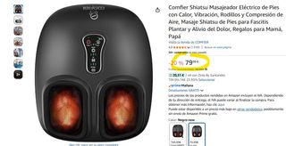 Comfier Shiatsu Masajeador Eléctrico de Pies