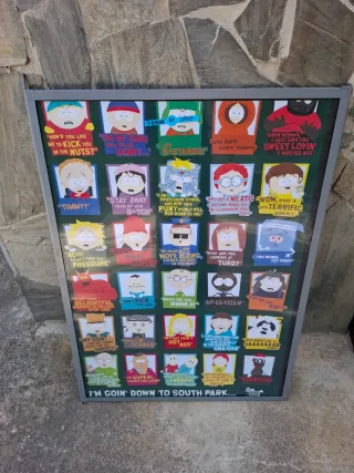 Póster South Park Citas Personajes