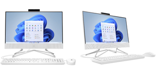 HP All-in-One 22 Ordenador de sobremesa Blanco
