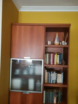 Mueble salón cerezo y mesa comedor