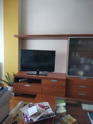 Mueble salón cerezo y mueble TV.