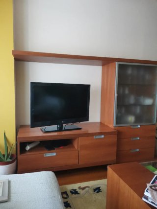 Mueble salón cerezo y mueble TV.