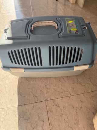 Transportín Perro/Gato Azul y Gris