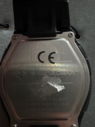 Reloj Casio Digital Plata y Negro