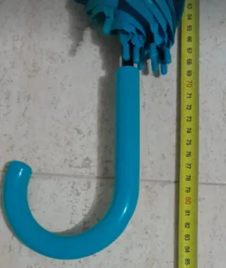 Paraguas transparente ALE-HOP con nubes