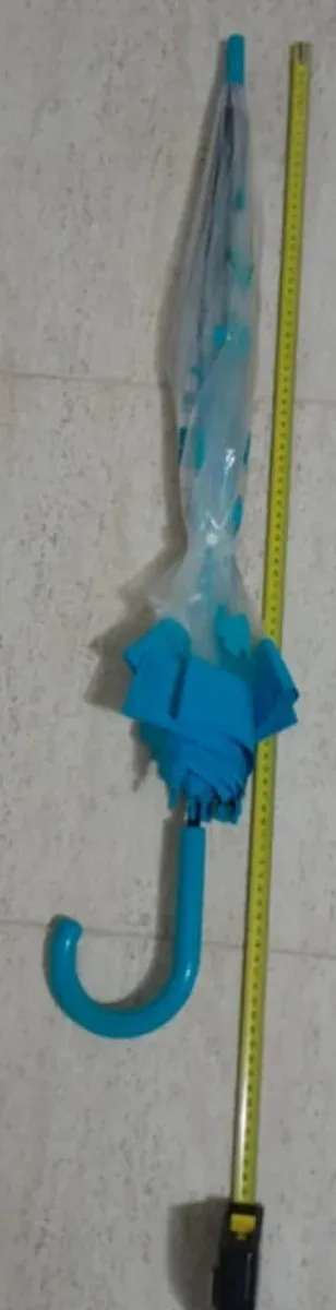 Paraguas transparente ALE-HOP con nubes