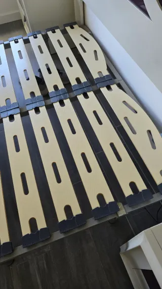 Somier reforzado lamas anchas 6 patas