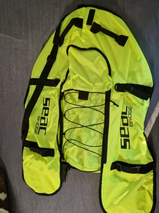 Plancha Pesca Submarina Seac Sub Bridge Amarilla