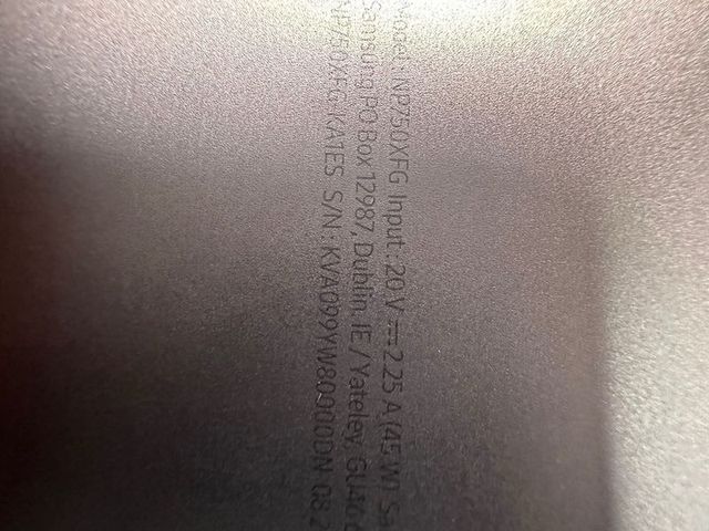 samsung np750xfg #0000DN