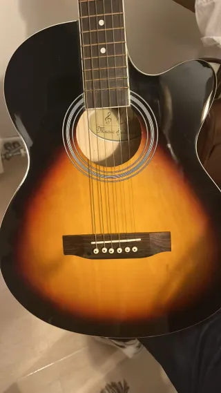 Guitarra Acústica Sunburst