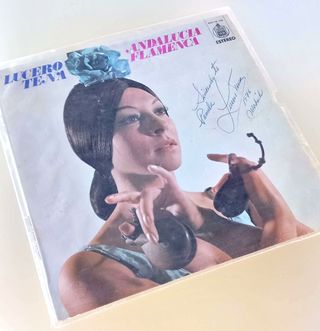 LUCERO TENA - ANDALUCIA FLAMENCA LP 1974 FIRMADO