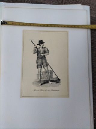 Láminas Trajes de Madrid Antiguos