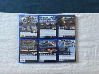 Lote 6 Juegos PS4