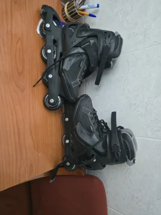 Patines en línea Oxelo negros,talla 42