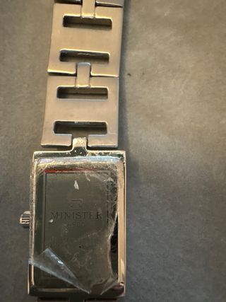 Reloj MINISTER Plata y Negro