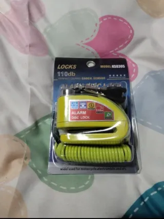 Bloqueo Antirrobo Alarma Disco Freno nuevo.