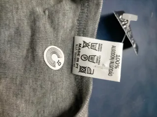 Camiseta Texdia Gris Algodón Talla L