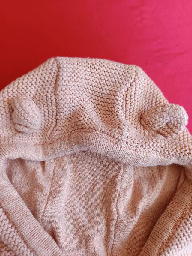 Chaqueta punto bebe 2/6 meses