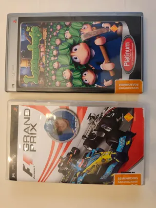 2 Juegos PSP: Locos por las Nubes y F1
