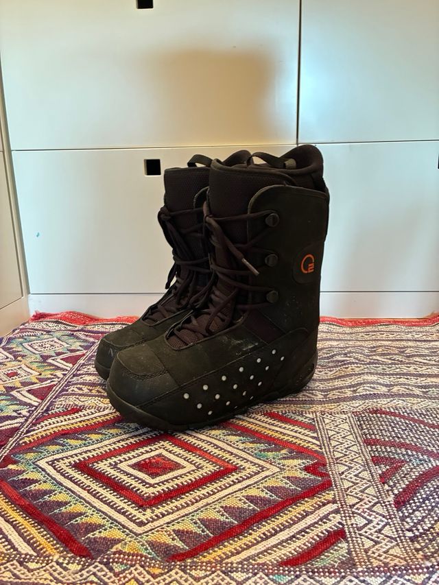 Botas Snowboard Talla 41.5 Negras