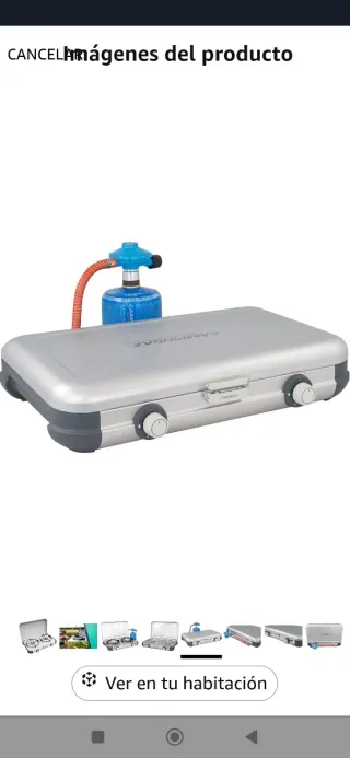 Hornillo de gas 2 fuegos