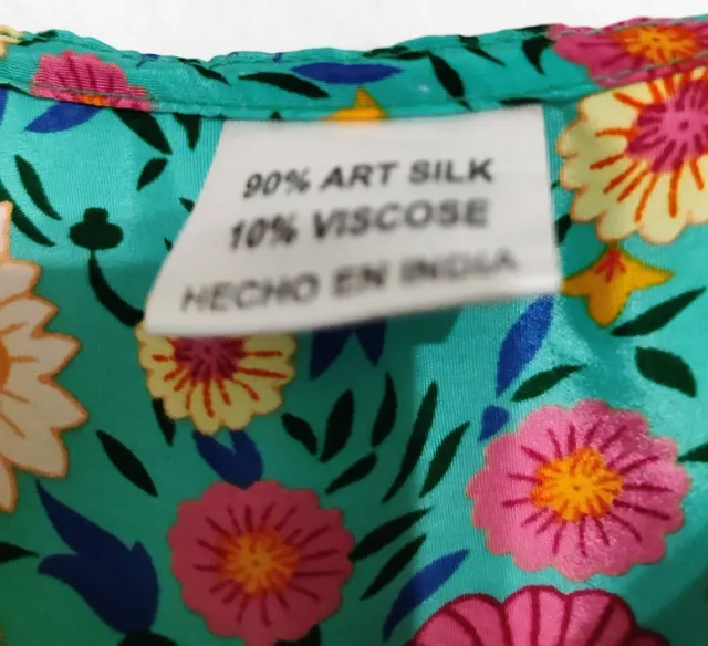 Vestido largo estampado floral