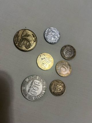 Lote de monedas antiguas
