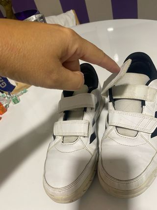 Deportivas Adidas Blancas Velcro