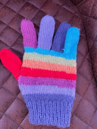 Guantes de lana coloridos para niñ@s
