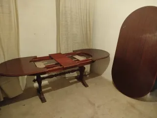 Mesa comedor extensible madera