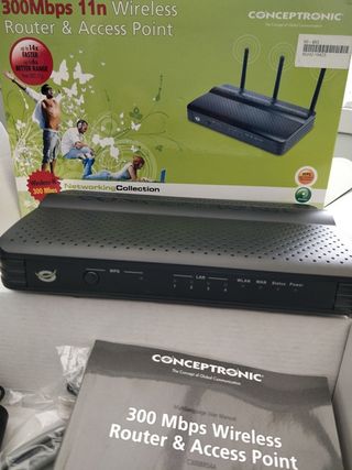 Conceptronic C300BRS4A Router y Punto de Acceso