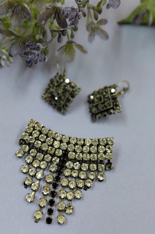 Bigiotteria Vintage Anni '70 - Orecchini e Spilla