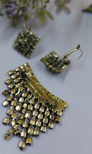 Bigiotteria Vintage Anni '70 - Orecchini e Spilla