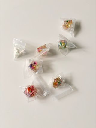 Set Dadi Resina Floreali D&D GDR