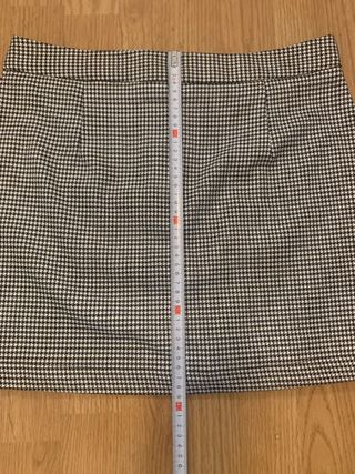 Falda corta pata de gallo