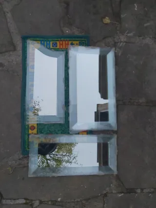 Cristales de espejo para puertas de entrepaños