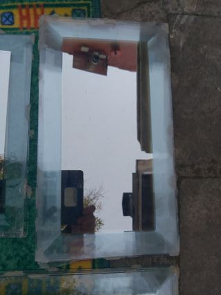 Cristales de espejo para puertas de entrepaños