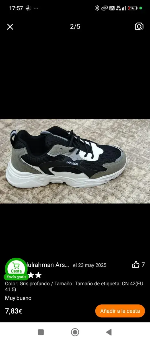 Zapatillas deportivas hombre