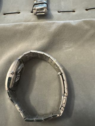 Reloj Minister Esfera Azul y Correa Plateada