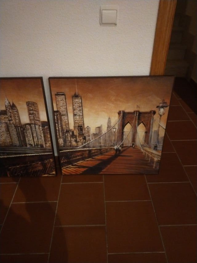 Cuadros de Nueva York (2 piezas)