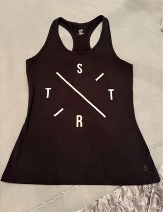 Camiseta H&M Negra Talla S